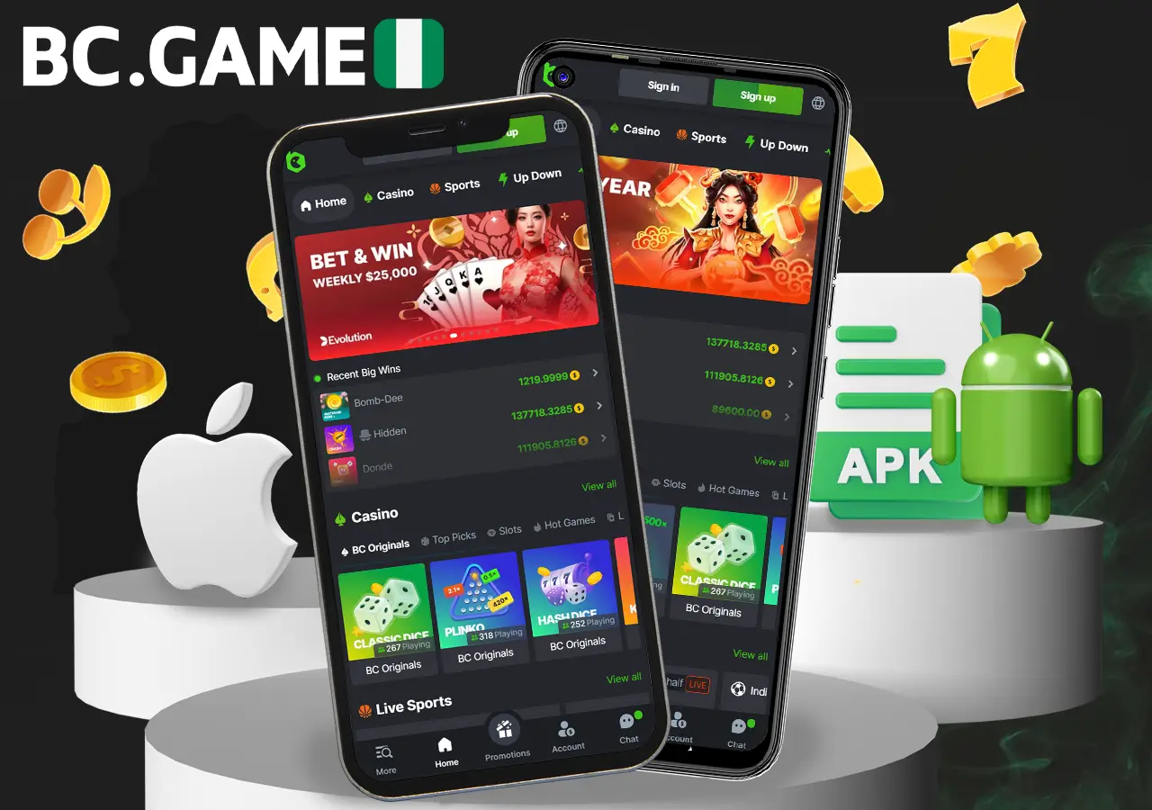 BC Game Nigeria: Install App for Android & iOS