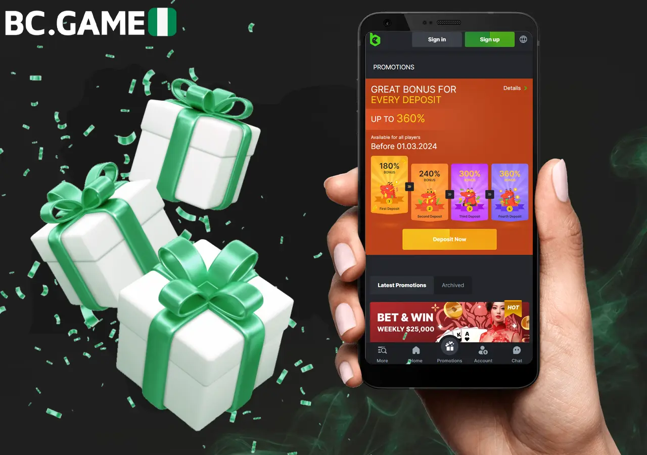 Grab Your BC Game Bonus as a New App User for Casinos